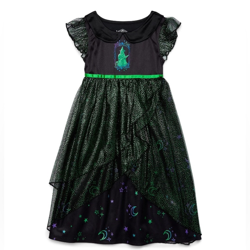 Universal’s Wicked Elphaba Toddler Girls Fantasy Night Gown Size 3T NWT